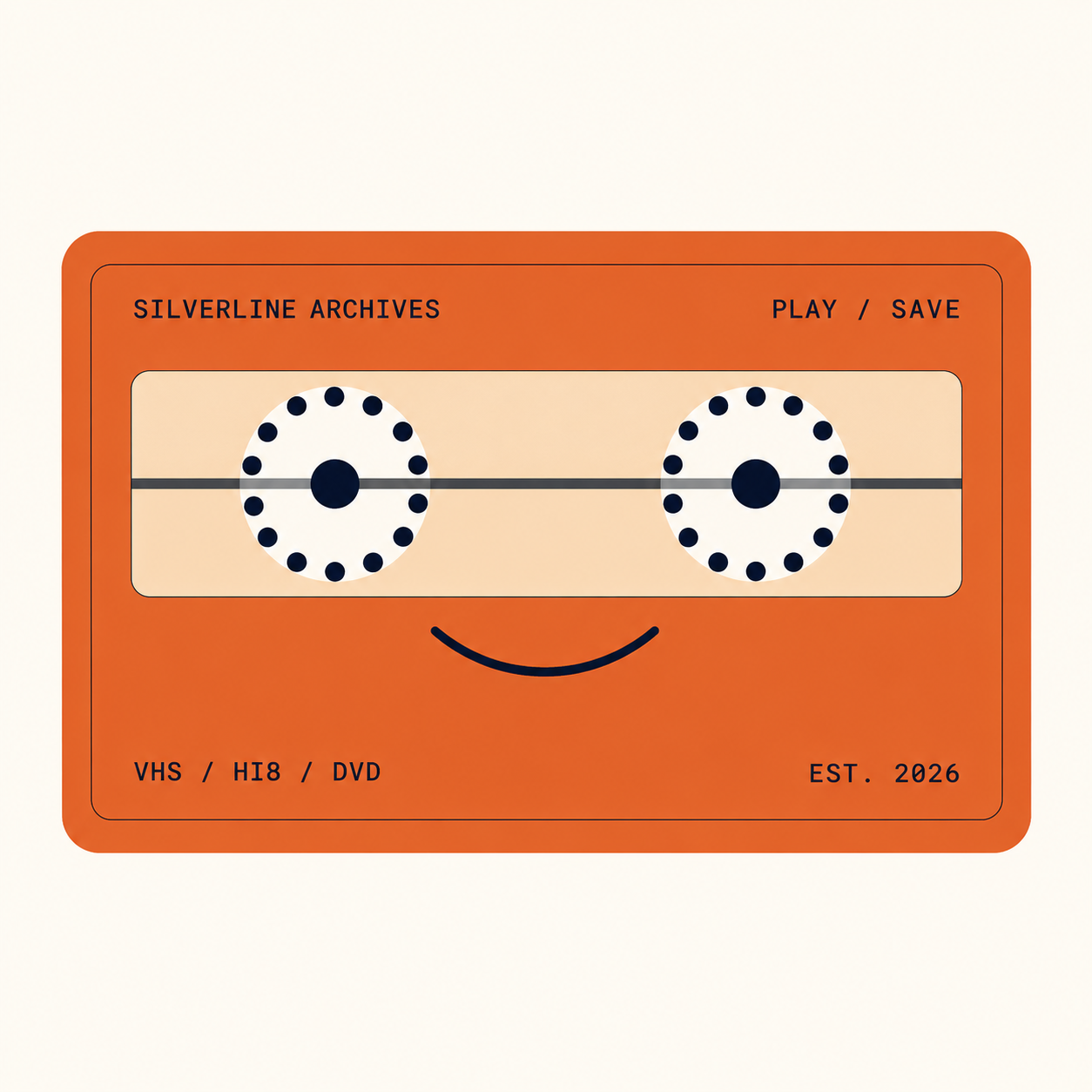 Sliverline Archives smiling orange tape logo
